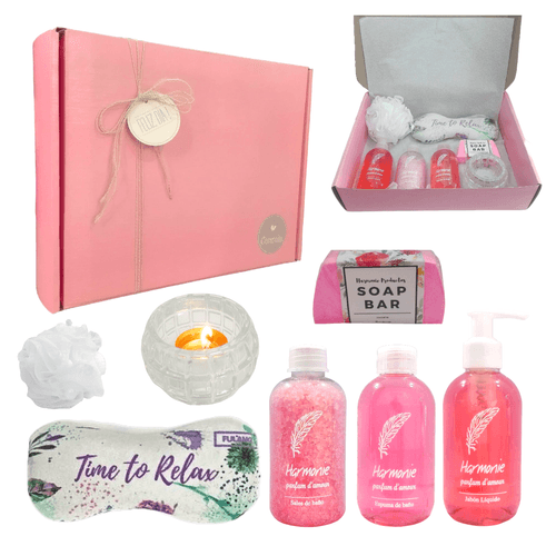 Aroma Caja Regalo Mujer Zen Spa Rosas Kit Set N01 Feliz Día