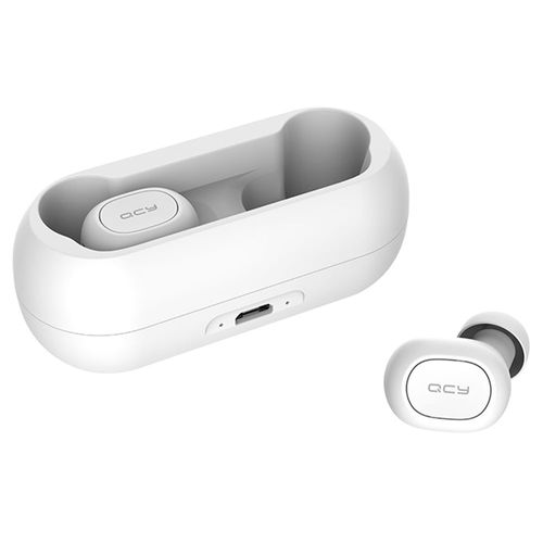 Auriculares Qcy In-ear Inalámbricos Bluetooth T1c Blanco